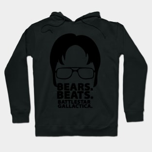 Bears Beets Battle Star Gallactica-Dwight Hoodie